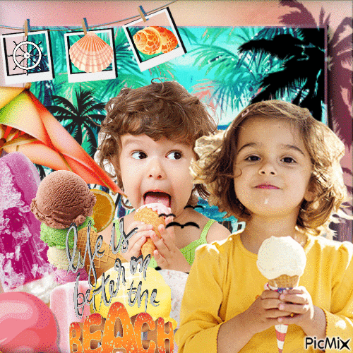 Life is better on the BEACH - GIF animate gratis