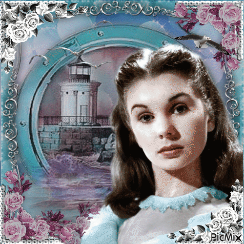 Jean Simmons, Actrice anglaise - 免费动画 GIF
