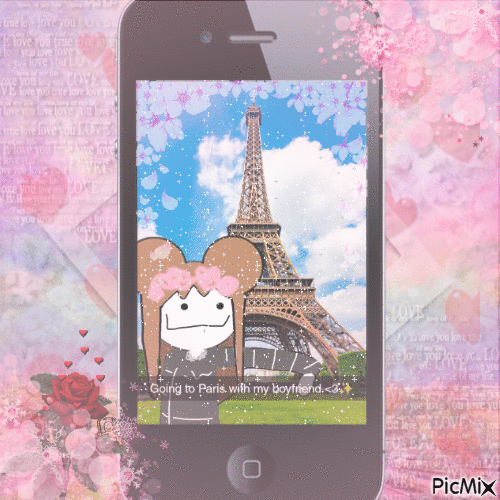 Dara goes to Paris <3 - GIF animado gratis