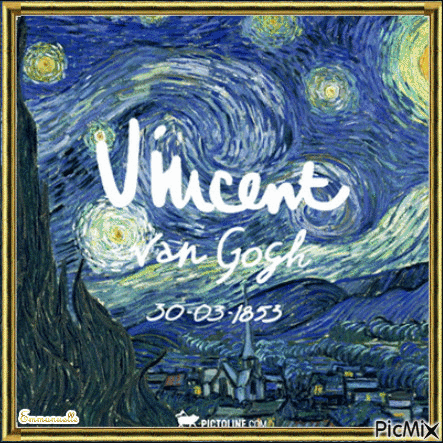Vincent van Gogh (1853-1890) - GIF animado gratis