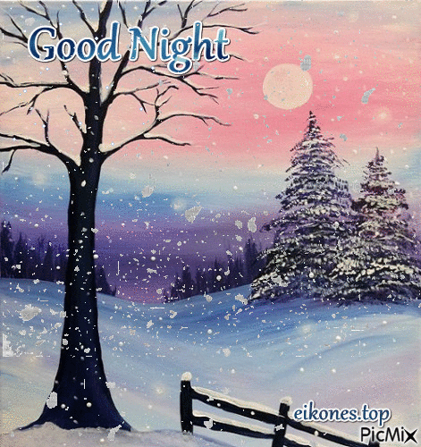 Christmas-Good Night - Gratis animerad GIF
