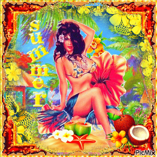 Tropical Summer - Free animated GIF