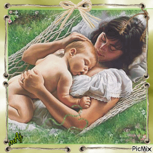 Concours "Mère et son enfant" - GIF animado gratis