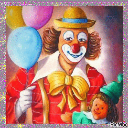 Clown. - Gratis animerad GIF