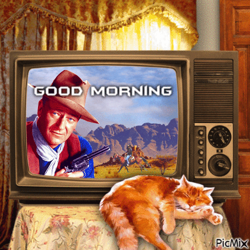 Good Morning Western Movie - Безплатен анимиран GIF