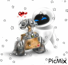 Wall-E e Eva - 無料のアニメーション GIF