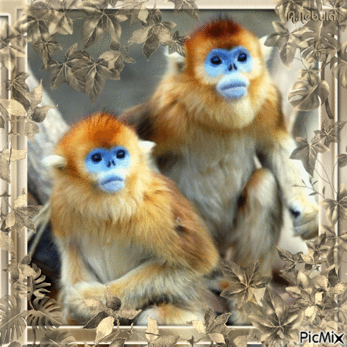 Monkeys-contest - Gratis animeret GIF
