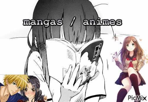 mangas/animes , asuka - Бесплатный анимированный гифка