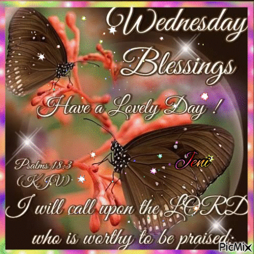 Wednesday blessing - GIF animé gratuit