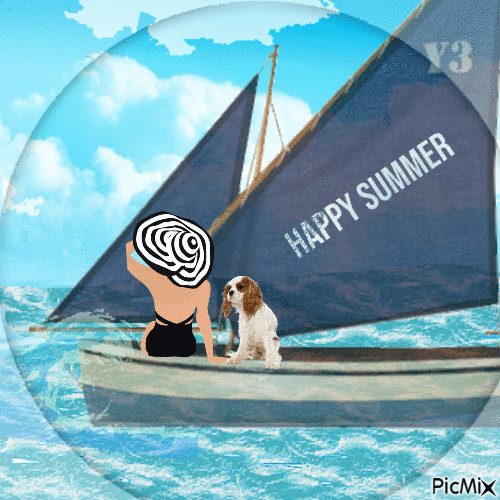 Happy summer - Free animated GIF