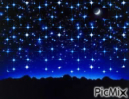 noite estrelada - Ücretsiz animasyonlu GIF