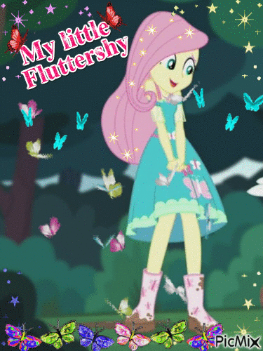 Fluttershy - Free animated GIF