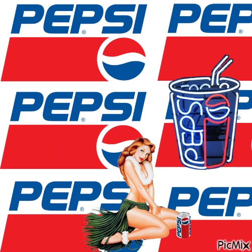Hawaiian Pepsi pinup - 無料png