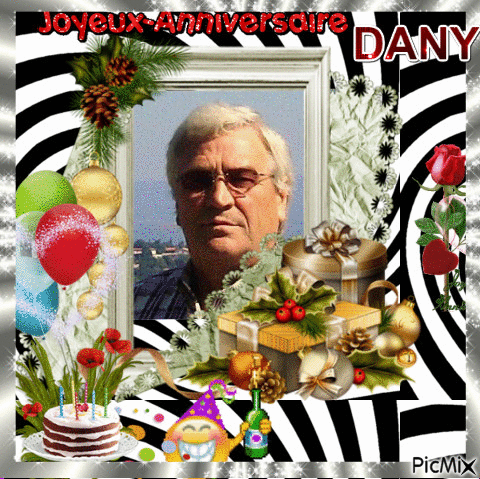 Bon anniversaire Dany - Gratis animerad GIF
