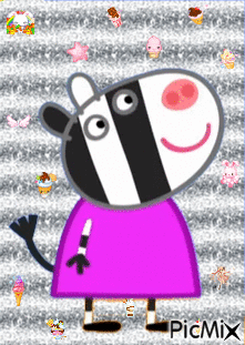Giff Peppa Pig Zoé créé par moi - GIF animate gratis