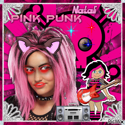 Pink Punk - GIF animate gratis
