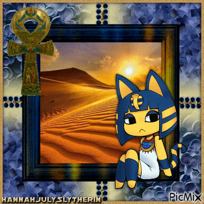 (#♥#)Ankha in the Desert(#♥#) - Darmowy animowany GIF