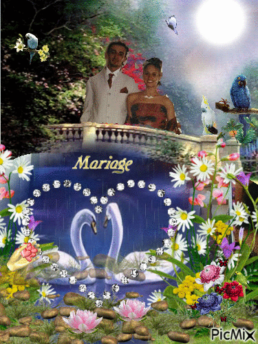 mariage - GIF animé gratuit