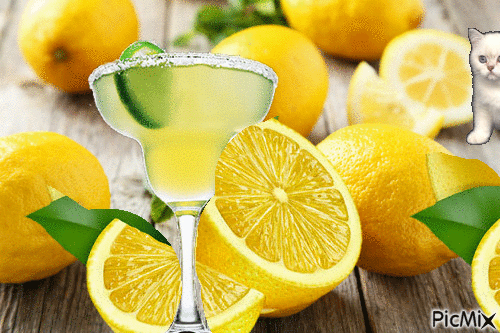Con limonada - Darmowy animowany GIF