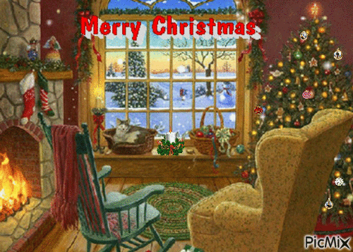 Merry Christmas - Безплатен анимиран GIF