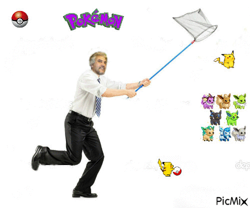 apanha pokemon - Zdarma animovaný GIF