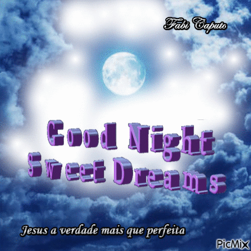 Good Night/Sweet Dreams - GIF animate gratis