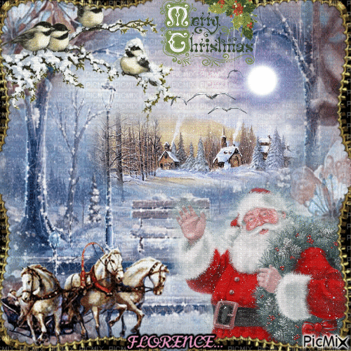 MERRY CHRISTMAS - Gratis geanimeerde GIF