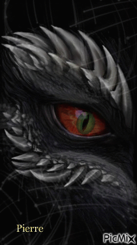 oeil dragon - Gratis animerad GIF