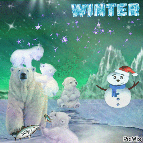 Winter. - Darmowy animowany GIF