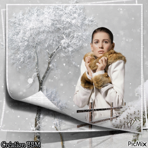 Portrait hivernal par BBM - Gratis animerad GIF