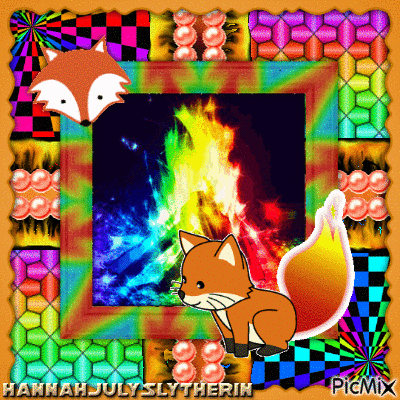 (((Rainbow Firefox))) - Darmowy animowany GIF