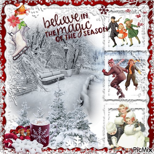 believe in the magic of the season - безплатен png