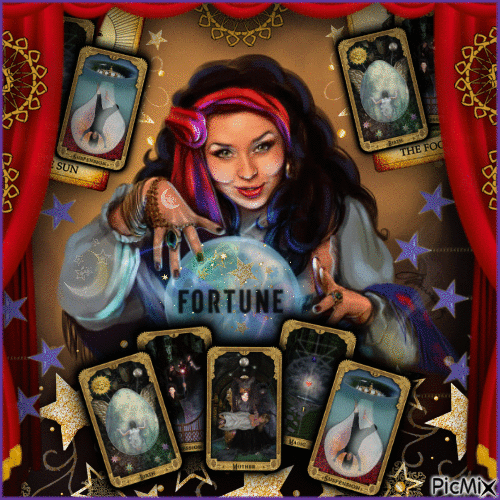 Tarot Cards-RM-04-01-23 - Free animated GIF