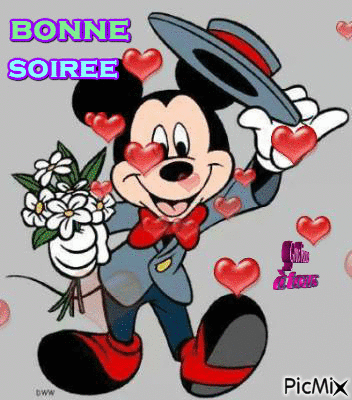 BONNE SOIREE BISOUS - Darmowy animowany GIF