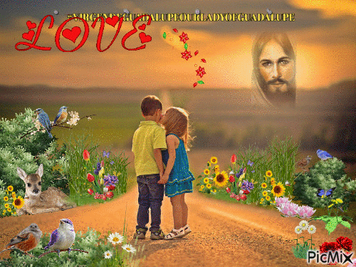 Jesus loves me - Ingyenes animált GIF