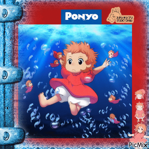 Ponyo - 無料のアニメーション GIF