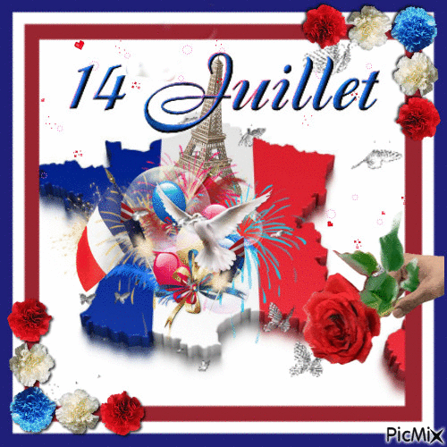 14 Juillet - Бесплатни анимирани ГИФ