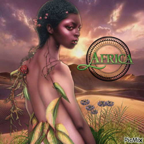 African fantasy - Gratis animeret GIF