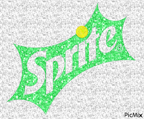Sprite Glitter Logo - Zdarma animovaný GIF