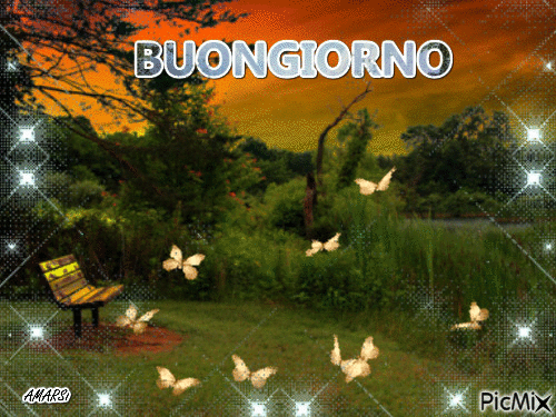 BUONGIORNO - Бесплатный анимированный гифка
