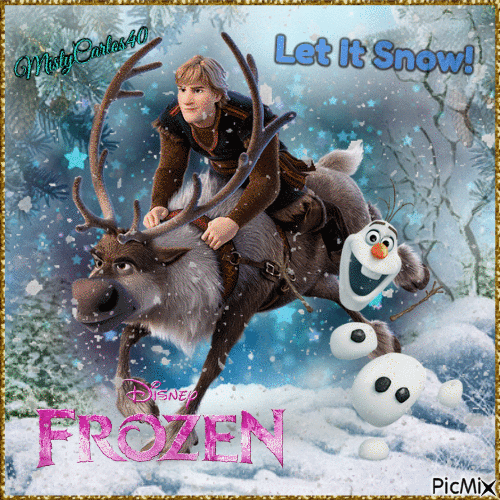 Let It Snow! - GIF animé gratuit