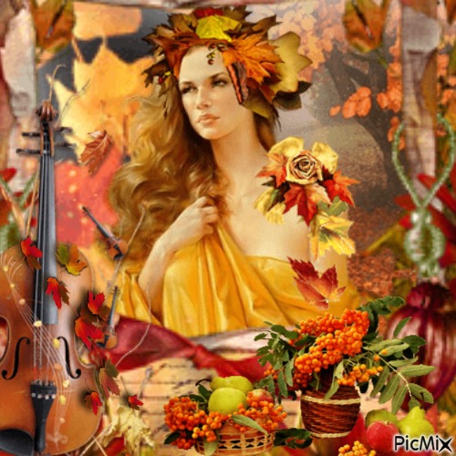 Portrait femme automne - δωρεάν png