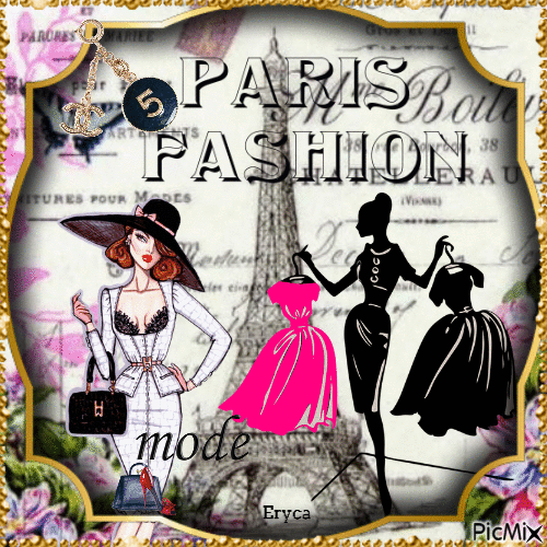 Paris fashion ! - Free animated GIF
