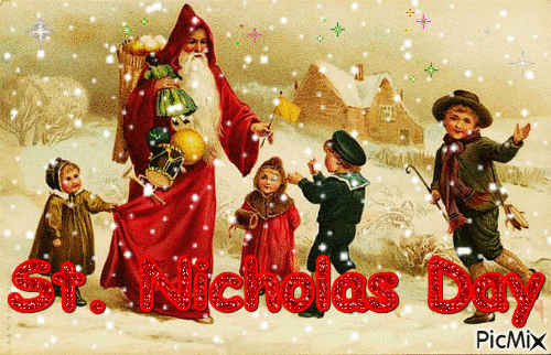 St. Nicholas Day - GIF animado gratis