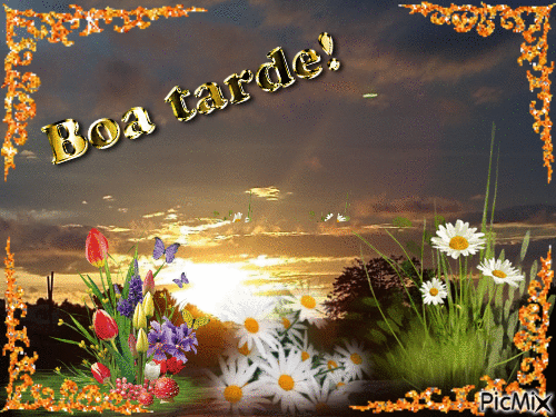 Boa Tarde - Darmowy animowany GIF