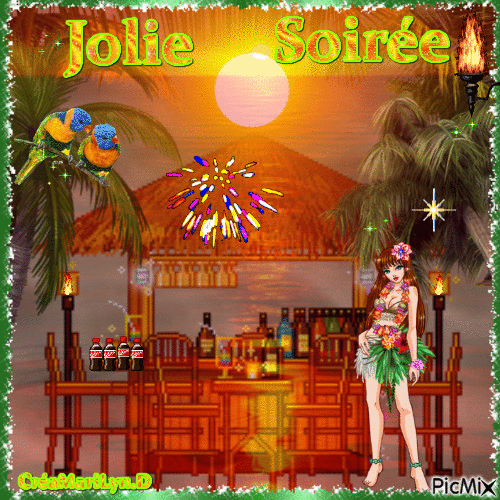 Jolie Soirée - Bezmaksas animēts GIF