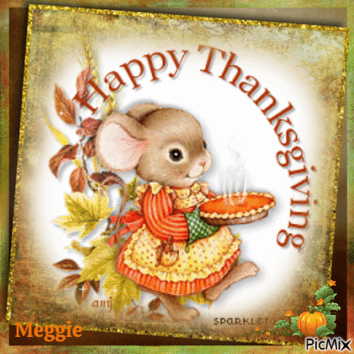 Happy Thanksgiving Day - Безплатен анимиран GIF