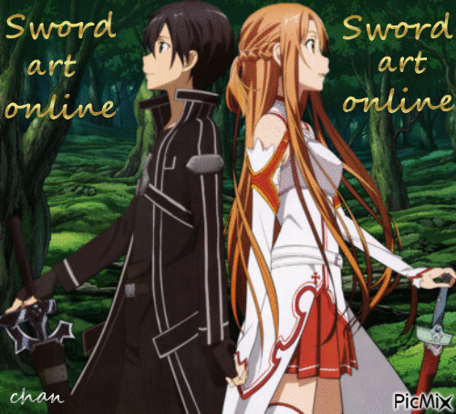 Sword art online - GIF animate gratis