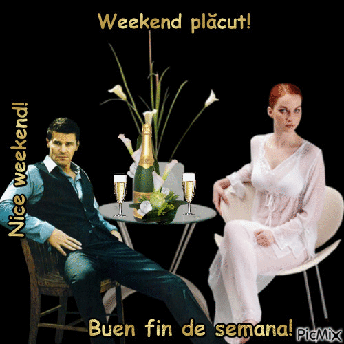 Weekend plăcut!p - Free animated GIF