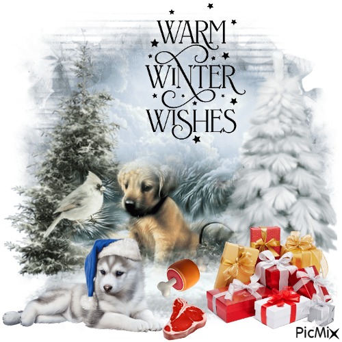 Warm....Winter....Wishes - PNG gratuit